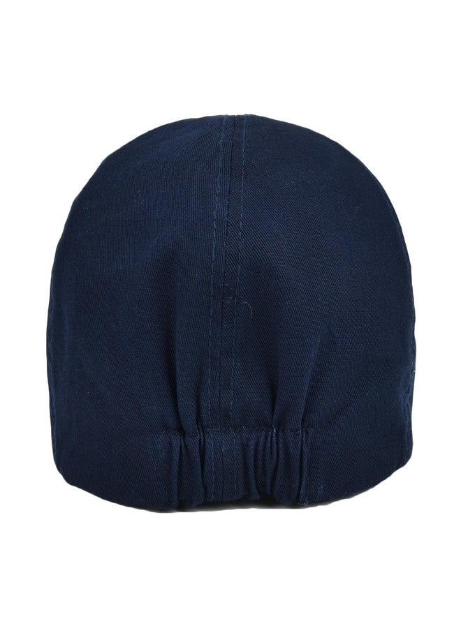 VOBOOM Cotton Flat Cabbie Hat Gatsby Ivy Irish Hunting Newsboy Cap (Navy) - Image 4